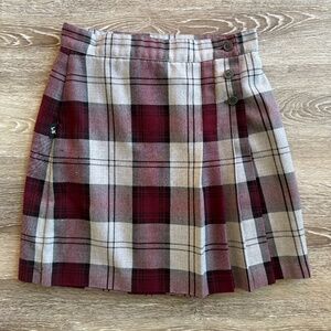 Cute Preppy Vintage Plaid Mini Skirt Skort